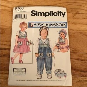 Simplicity sewing pattern babies jumpsuit